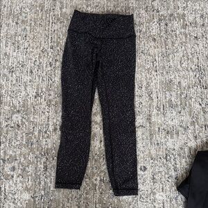 lululemon athletica Black Speckled align Leggings